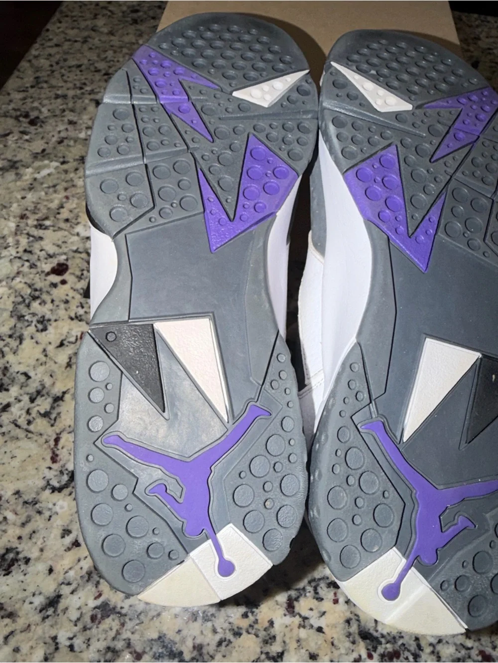 Size 12 Jordan 7 Retro 2021 Flint SKU CU9307-100 Preowned No Box